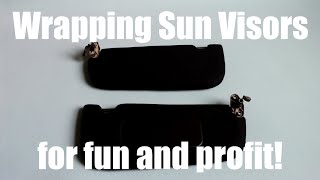 How to wrap sun visors [upl. by Bettina716]