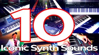 10 Iconic Synthesizer Sounds [upl. by Eyr]