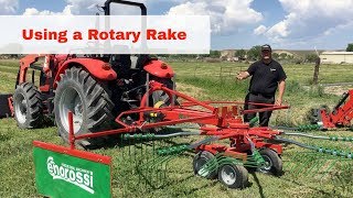 All About the Enorossi Rotary Rake  Demo [upl. by Ailaroc]