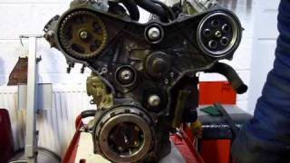 ST1100 timing belt change [upl. by Azilanna]