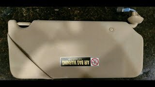 How to Repair Honda Accord Sun Visor [upl. by Hartill]