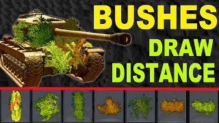 🔧 Camouflage Guide in War Thunder  Bushes visibility mechanics explained [upl. by Anchie]