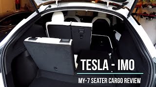 Tesla Model Y  7 Seater Cargo Review [upl. by Eiclehc]