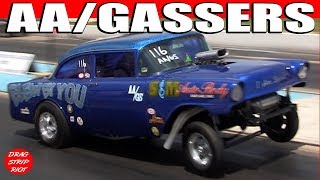 Ohio Outlaw AA Gassers Nostalgia Drag Racing [upl. by Nytnerb]