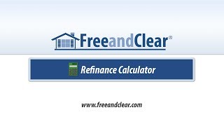 Mortgage Refinance Calculator Video [upl. by Yar]