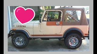 Jeep CJ7  Installing the Soft Top [upl. by Zachary153]