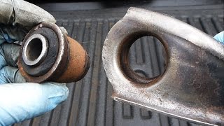 How to Replace Control Arm Bushings EASY [upl. by Ealasaid]