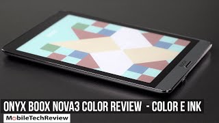 Onyx Boox Nova3 Color Review  Color EInk [upl. by Newmark914]