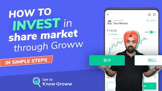 How to Invest in stock market for Beginners  Groww app kaise use kare  Buy amp Sell Shares on Groww [upl. by Mehelhteb]