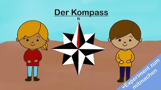 Lernvideo 4 Der Kompass  HSU Grundschule [upl. by Noek]