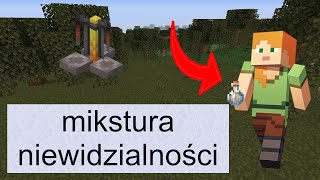 jak zrobić miksturę niewidzialności w Minecraft [upl. by Riordan]