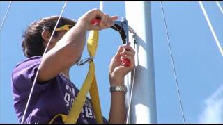 Harken Lazy Jack Kit Installation Video by Sailrite [upl. by Mayce]