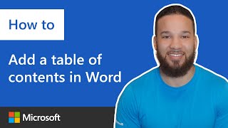 How to add a table of contents in Microsoft Word [upl. by Pasia308]