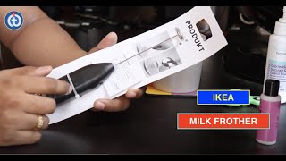 IKEA MILK FROTHER Review amp Battery Installation [upl. by Onaimad]