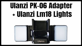 Ulanzi PK06 Expansion Adapter for DJI Osmo Pocket 3 And Ulanzi Lm18 light [upl. by Alithia813]