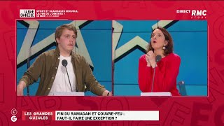 Fin du ramadan et couvrefeu  ça chauffe entre Louis Boyard et Barbara Lefebvre [upl. by Missi861]