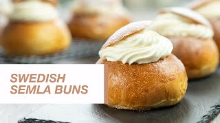 Semla  Swedish Cream Buns  Food Channel L Recipes [upl. by Ahsats]