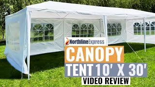 Northline Express Canopy Tent 10 x 30 [upl. by Notslar]