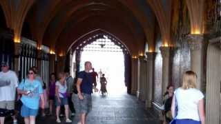 Inside Cinderella Castle at Magic Kingdom Walt Disney World 2011 HD [upl. by Airamak]