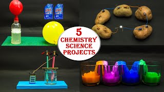 5 Chemistry Science Projects [upl. by Annayar]