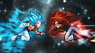 SSB Gogeta VS SSJ4 Gogeta [upl. by Krueger]