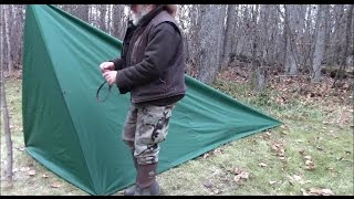 Make A Tent With Floor From A Tarp [upl. by Mccoy812]