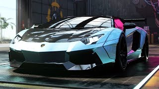 WIDEBODY LAMBORGHINI AVENTADOR  Need for Speed Heat Part 18 [upl. by Yecal]