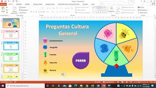 Como crear un ruleta divertida en Power Point [upl. by Crist306]