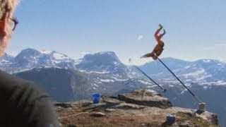 Base jump goes horribly wrong in Norway [upl. by Dyolf338]