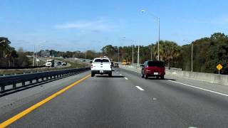 Jacksonville East Beltway Interstate 295 Exits 53 to 45 northbound [upl. by Doehne]