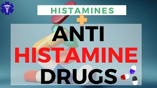 Histamine and Antihistamine Drugs  Pharmacology  Short amp Simple [upl. by Natassia]