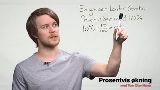 Prosentvis økning [upl. by Baerl638]