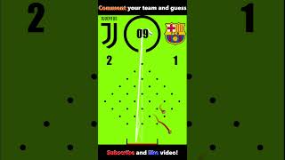 Juventus vs Barcelona  UEFA Champions League  Marble Football Tournament [upl. by Terchie]