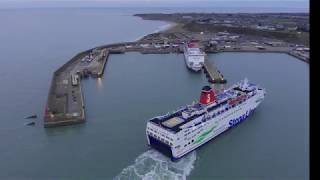 Stena Europe arrival Rosslare Harbour [upl. by Ishmul]