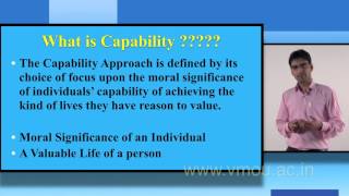 Amartya Sen’s  Capability Approach [upl. by Eillom]