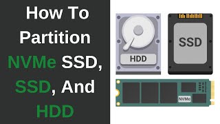 How To Partition Your SSD m2 NVMe SSD And HDD In Windows 10 [upl. by Audra]