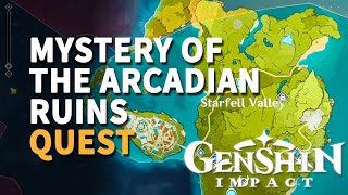 Mystery of the Arcadian Ruins Genshin Impact Quest [upl. by Cigam766]