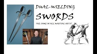 Dual Wielding Swords  The Same Across Martial Arts [upl. by Necaj31]