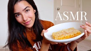 ASMR Raw Honeycomb Eating Intense Mouth Sounds Sticky and Squishy sounds [upl. by Lejna]