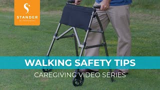 How to Use a Rolling Walker Sizing Training and Use [upl. by Jonell]