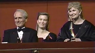 Paul Newman amp Joanne Woodward Kennedy Center Honors Tribute1992 Sally Field Robert Redford [upl. by Tull751]