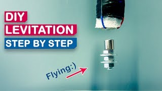 How to Make Magnetic Levitation Device  DIY Magnetic Levitator V20 [upl. by Lezirg]