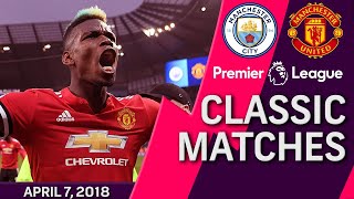 Man City v Man United I PREMIER LEAGUE CLASSIC MATCH I 4718 I NBC Sports [upl. by Francine333]