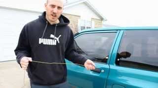 How to Unlock Your Car Using a Coat Hanger [upl. by Anaidiriv977]