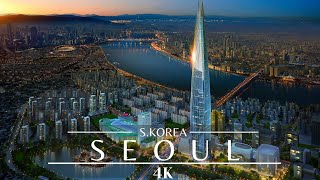 Seoul 4K Drone 🇰🇷  Epic Seoul Timelapse  South Korea As Never Seen Before [upl. by Yelda]