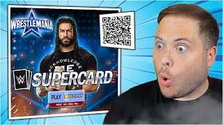 You NEED this CRAZY QR CODE Roman Reigns Taking Over WWE SuperCard [upl. by Francisco894]