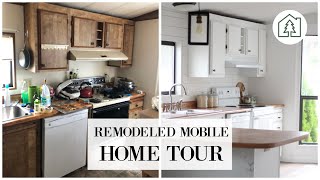 UNBELIEVABLE SINGLE WIDE MOBILE HOME RENOVATION  Before and After  Mobile Home Investing [upl. by Bettzel]