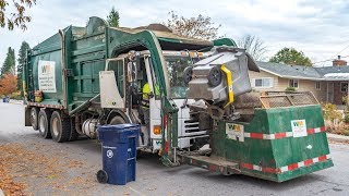 Garbage Trucks In Action [upl. by Nylsirk]