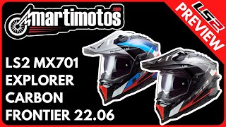 Preview  LS2 MX701 Explorer Carbon Frontier [upl. by Anar]