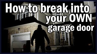 How to break into your OWN garage [upl. by Enilamme482]